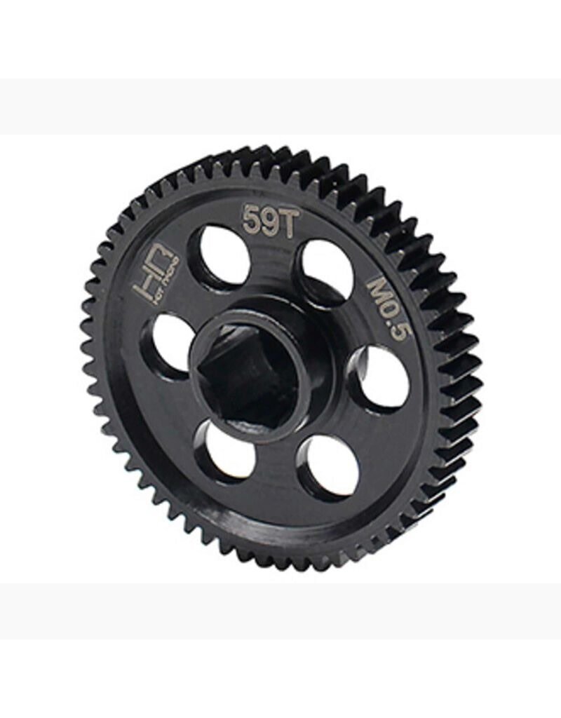 HOT RACING HRASGRM59M5 STEEL MAIN GEAR 0.5 MOD 59T FOR ARRMA GROM