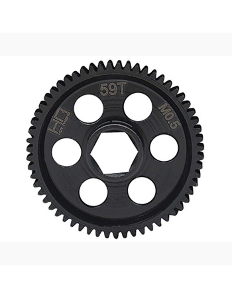 HOT RACING HRASGRM59M5 STEEL MAIN GEAR 0.5 MOD 59T FOR ARRMA GROM