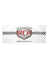 RCP RCP-BN2460-01 2'X5' WHITE VINYL RCP TRACKS BANNER