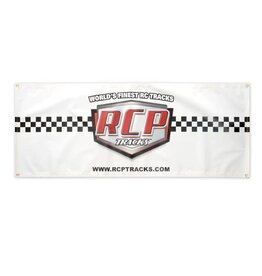 RCP RRKRCP-BN2460-01  RCP TRACKS BANNER VYNLK2'X5' WHITE