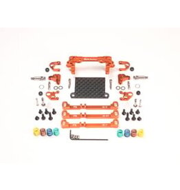 PN RACING KEN PNMR3080 MR03 PNR2.5W DOUBLE A ARM FRONT SUSPENSION ORANGE