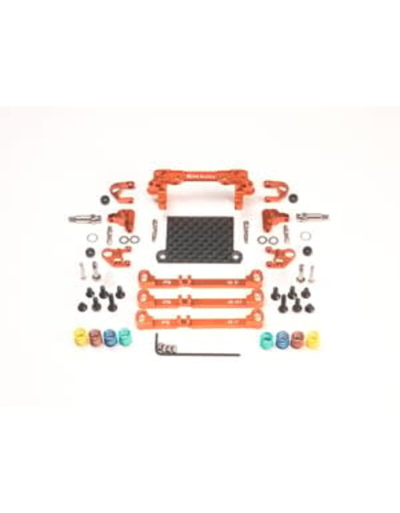 PN RACING KEN PNMR3080 MR03 PNR2.5W DOUBLE A ARM FRONT SUSPENSION ORANGE
