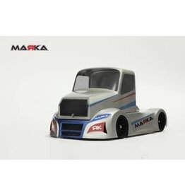 MARKA RACING PRODUCTS MRK-8041 MINI-Z RK TRUCK USA RACING LEXAN BODY 98MM W/B: CLEAR