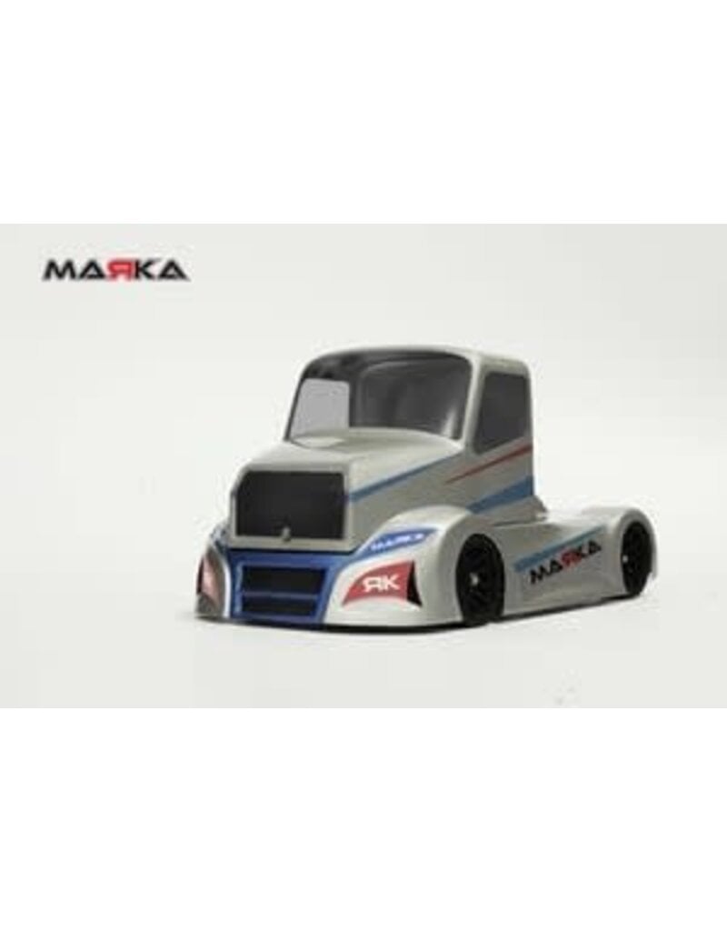 MARKA RACING PRODUCTS MRK-8041 MINI-Z RK TRUCK USA RACING LEXAN BODY 98MM W/B: CLEAR