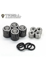 TREAL TRLX003KIQ2EN 1.9" SCALE 4MM WHEEL CENTER CAPS (TITANIUM) (4)