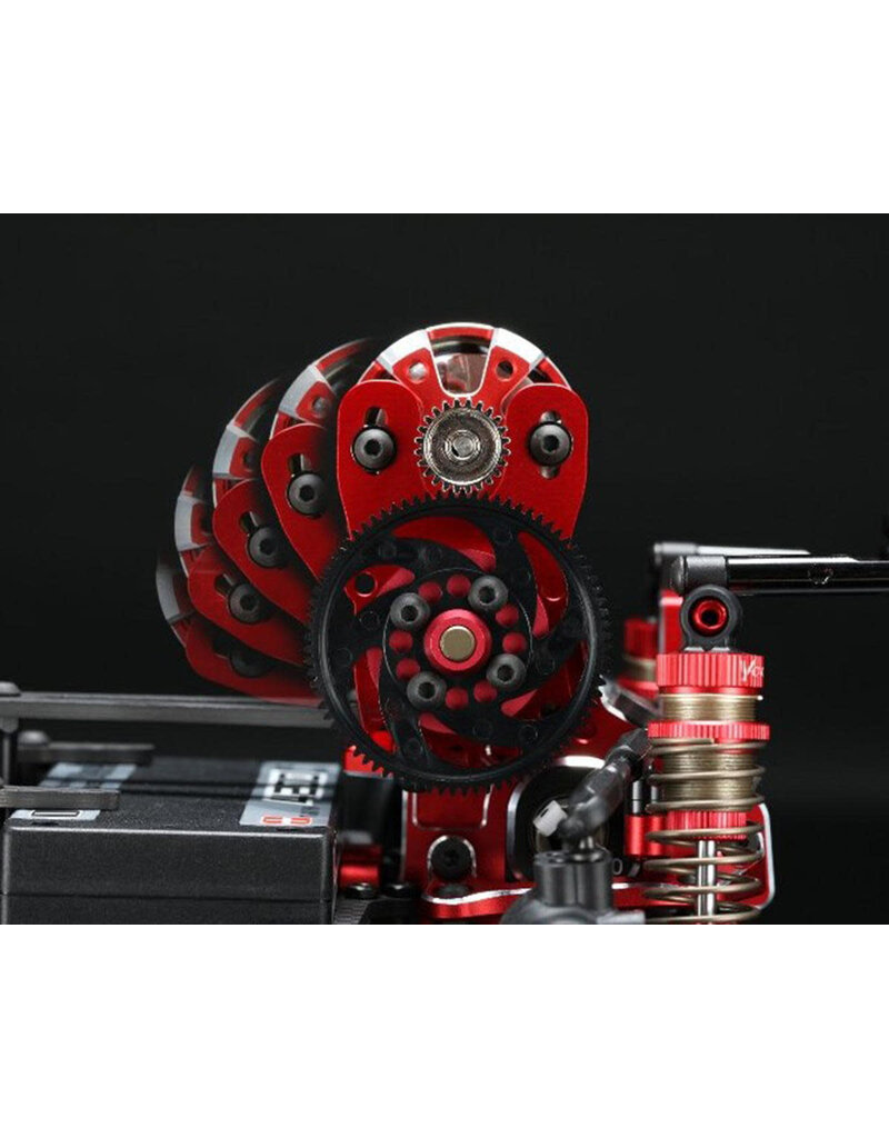 YOKOMO YOKMDR-020R LIMITED EDITION MASTER DRIFT 2.0 1/10 ELECTRIC 2WD RWD DRIFT CAR KIT (RED)