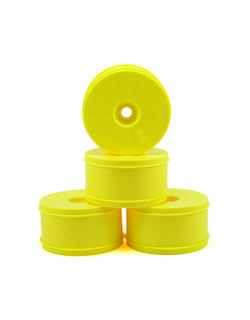 JCONCEPTS JCO3369Y BULLET 4.0" STANDARD OFFSET 1/8 TRUCK WHEELS (4) (YELLOW)
