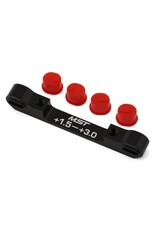 MST MXS-820058BK RMX ADJUSTABLE ALUMINUM SUSPENSION MOUNT (+1.5/+3.0) (BLACK)