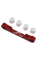 MST MXS-820143R ADJUSTABLE ALUMINUM SUSPENSION MOUNT (+3.5/+5.0) (RED)