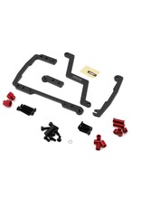 MST MXS-210657R RMX/RRX RS CARBON FIBER SHORTY BATTERY HOLDER MOUNT SET (RED)