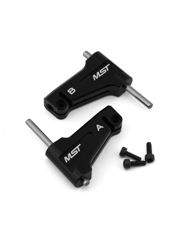 MST MXS-210575BK RMX 2.0 S ALUMINUM UPPER ARMS (BLACK) (2)