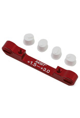 MST MXS-820058R RMX ADJUSTABLE ALUMINUM SUSPENSION MOUNT (+1.5/+3.0) (RED)
