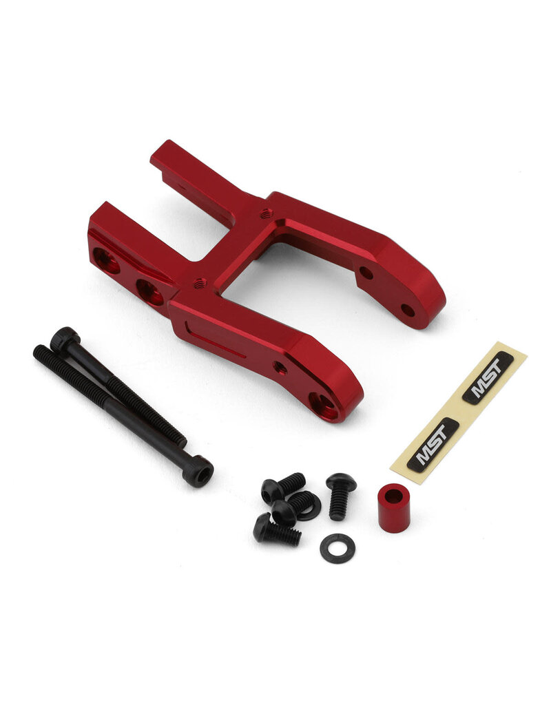 MST MXS-210640R RMX 2.0 ALUMINUM INTEGRATED UPPER DECK CONNECTER (RED)