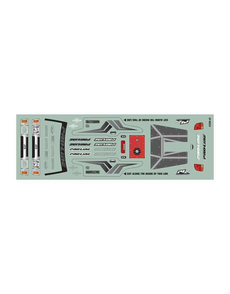 PROLINE RACING PRO359600 CLIFHANGER BODY FOR SCX24