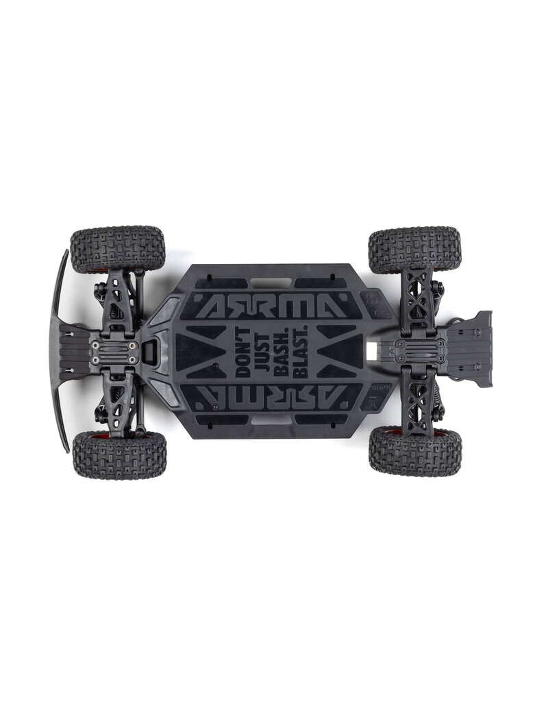 ARRMA ARA2104T1 MOJAVE GROM MEGA 380 BRUSHED 4X4 DESERT TRUCK RTR RED/BLACK