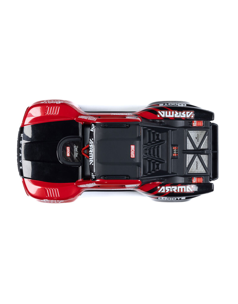 ARRMA ARA2104T1 MOJAVE GROM MEGA 380 BRUSHED 4X4 DESERT TRUCK RTR RED/BLACK
