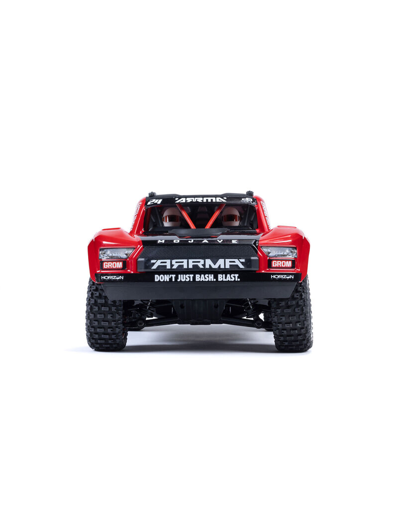 ARRMA ARA2104T1 MOJAVE GROM MEGA 380 BRUSHED 4X4 DESERT TRUCK RTR RED/BLACK