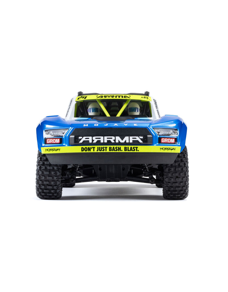 ARRMA ARA2104T2 MOJAVE GROM MEGA 380 BRUSHED 4X4 DESERT TRUCK RTR BLUE/WHITE