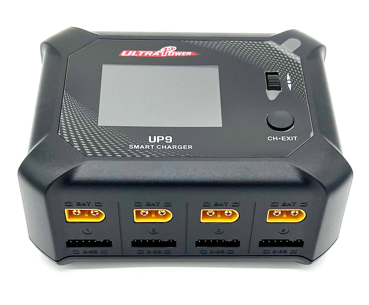 UPTUP9 UP9 AC 100W / DC 200W FOUR PORT MULTI-CHEMISTRY AC/DC SMART CHARGER