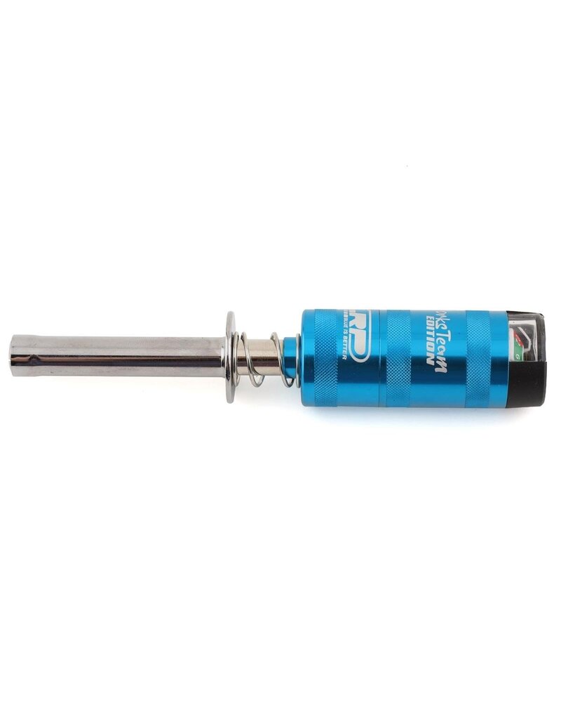 LRP LRP37316 ALUMINUM GLOW PLUG IGNITER W/CHECKER (BLUE)