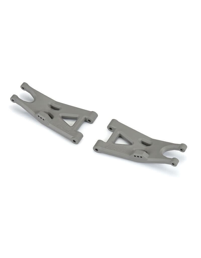PROLINE RACING PRO639905 BASH ARMOR FRONT SUSPENSION ARMS FOR ARRMA 3S STONE GREY
