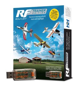 REALFLIGHT RFL-1212 REALFLIGHT TRAINER EDITION RC FLIGHT SIMULATOR W/ WS2000 WIRELESS SIMULATOR USB DONGLE