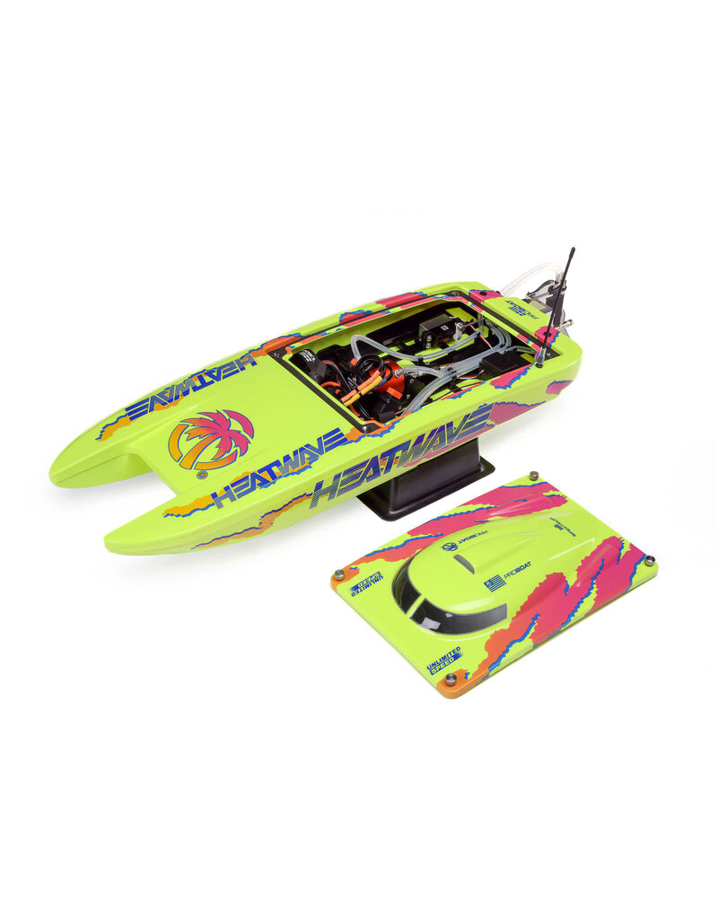 PROBOAT PRB08049T1 BLACKJACK 24" V2 CATAMARAN BRUSHLESS RTR: HEATWAVE