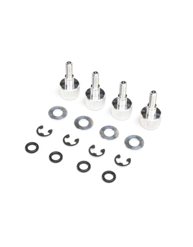 PROBOAT PRB286084 CANOPY THUMB SCREWS SET: 42 INCH BLACKJACK