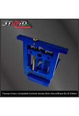 STUPID RC STP1026BLU EXTREME SERIES MOTOR MOUNT/BRACE FOR XMAXX BLUE EDITION