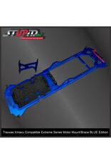 STUPID RC STP1026BLU EXTREME SERIES MOTOR MOUNT/BRACE FOR XMAXX BLUE EDITION