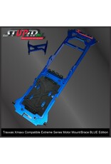 STUPID RC STP1026BLU EXTREME SERIES MOTOR MOUNT/BRACE FOR XMAXX BLUE EDITION
