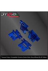 STUPID RC STP1026BLU EXTREME SERIES MOTOR MOUNT/BRACE FOR XMAXX BLUE EDITION