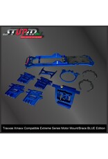 STUPID RC STP1026BLU EXTREME SERIES MOTOR MOUNT/BRACE FOR XMAXX BLUE EDITION