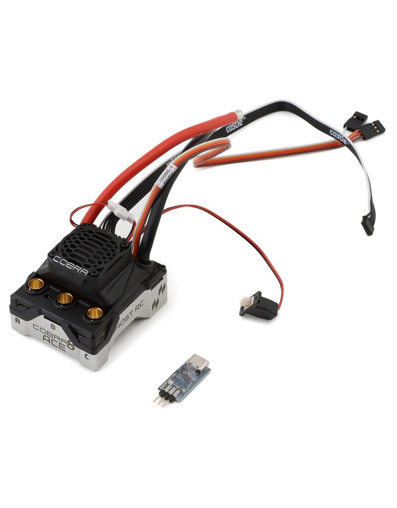 GHOST RC GOS-020-0270-00 COBRA 8 ACE 1/10 NO PREP DRAG BRUSHLESS SENSORED ESC (2-4S)
