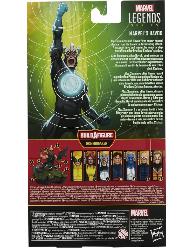 HASBRO MARVEL LEGENDS SERIES X-MEN MARVELS HAVOK