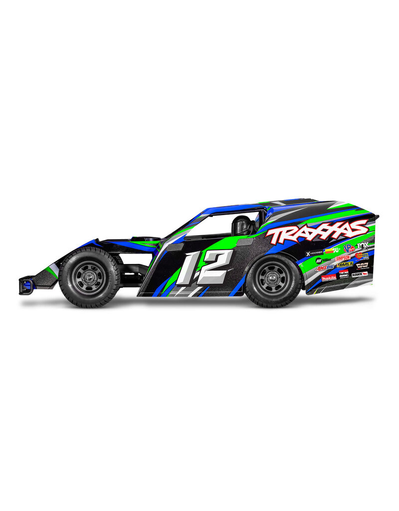 TRAXXAS TRA104354-74GRN SLASH MODIFIED 1/10 SCALE MODIFIED DIRT OVAL RACER