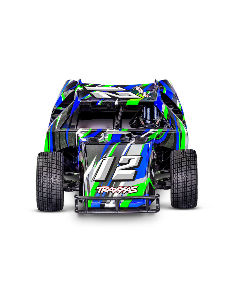 TRAXXAS TRA104354-74GRN 1/10 SLASH MODIFIED DIRT OVAL RACER: GREEN