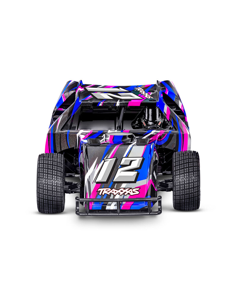 TRAXXAS TRA104354-74PINK 1/10 SLASH MODIFIED DIRT OVAL RACER: PINK