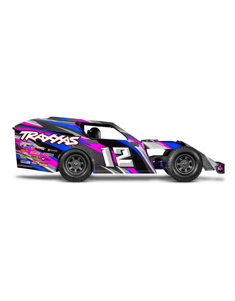 TRAXXAS TRA104354-74PINK 1/10 SLASH MODIFIED DIRT OVAL RACER: PINK
