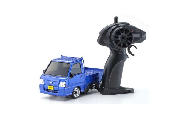 【4個セット】ミニカーセット SAMBAR VR BLUE LIMITED 他 KYO66607BL FIRST MINI-Z SUBARU KEI TRUCK BLUE - My Tobbies