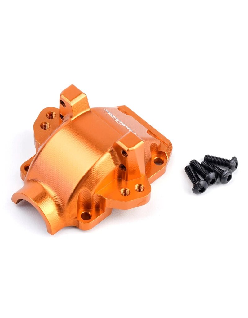 POWER HOBBY PHB6423ORANGE ALUMINUM FRONT OR REAR GEARBOX HOUSING COVER ORANGE, HPI RS4 SPORT3