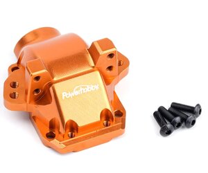 PHB6423ORANGE ALUMINUM FRONT OR REAR GEARBOX HOUSING COVER ORANGE