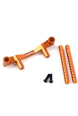 POWER HOBBY PHB6425ORANGE ALUMINUM REAR BODY POST MOUNT ORANGE, HPI RS4 SPORT3