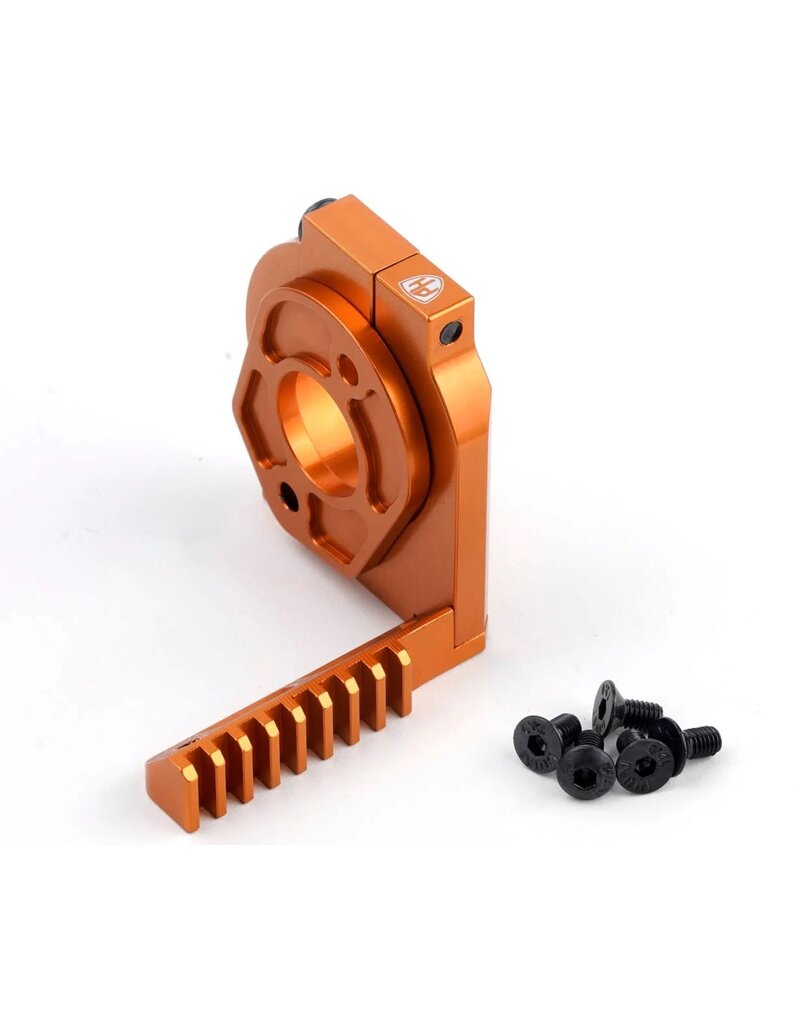POWER HOBBY PHB6431ORANGE ALUMINUM MOTOR HEAT SINK MOUNT ORANG, HPI RS4 SPORT3