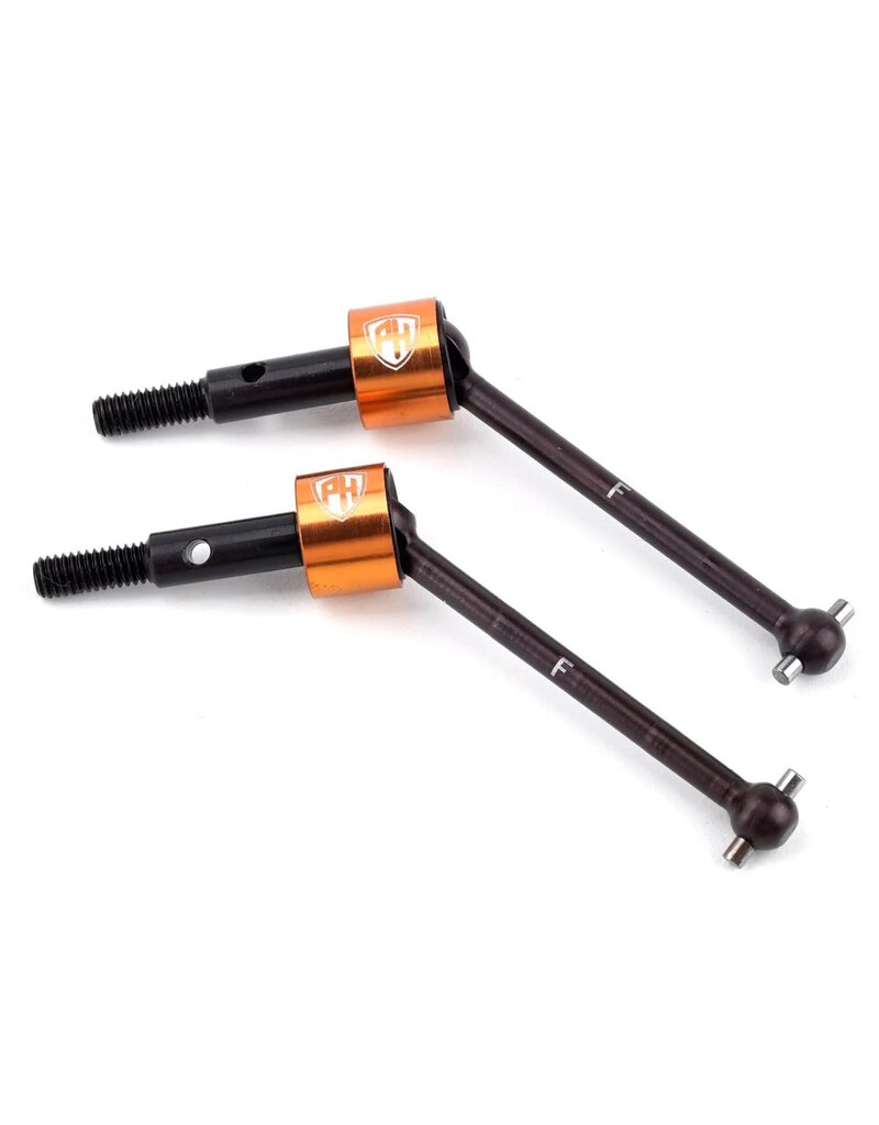 POWER HOBBY PHB6421ORANGE STEEL FRONT DRIVE SHAFTS CVD ORANGE, HPI RS4 SPORT3
