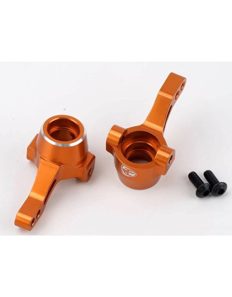 POWER HOBBY PHB6415ORANGE ALUMINUM FRONT STEERING KNUCKLES ORANGE, HPI RS4 SPORT3