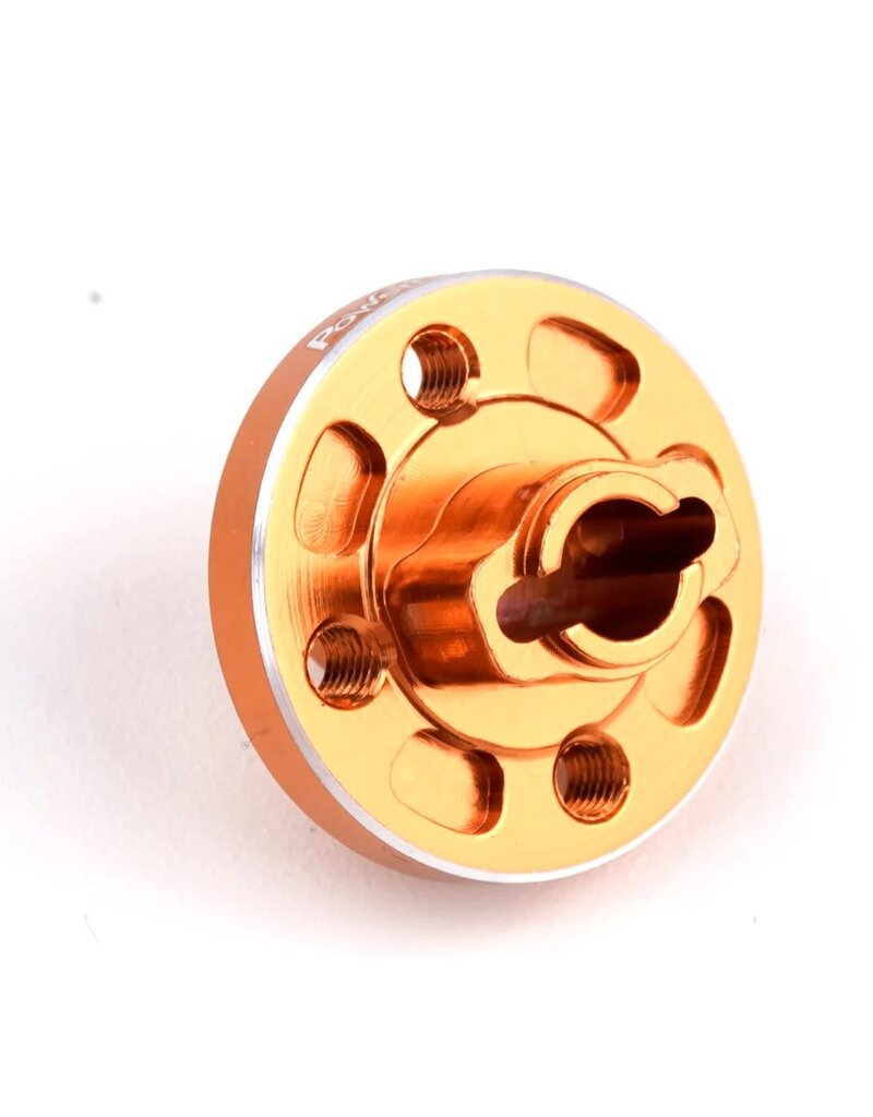 POWER HOBBY PHB6422ORANGE ALUMINUM SPUR GEAR MOUNT ORANGE, HPI RS4 SPORT3