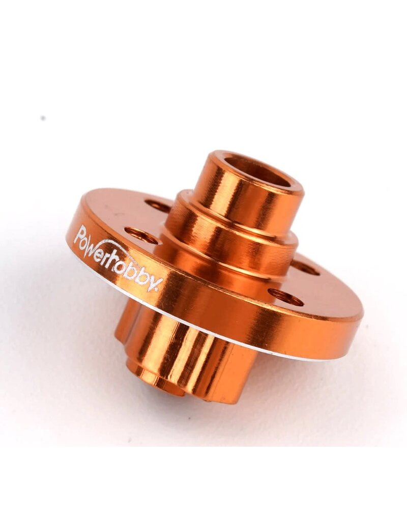 POWER HOBBY PHB6422ORANGE ALUMINUM SPUR GEAR MOUNT ORANGE, HPI RS4 SPORT3