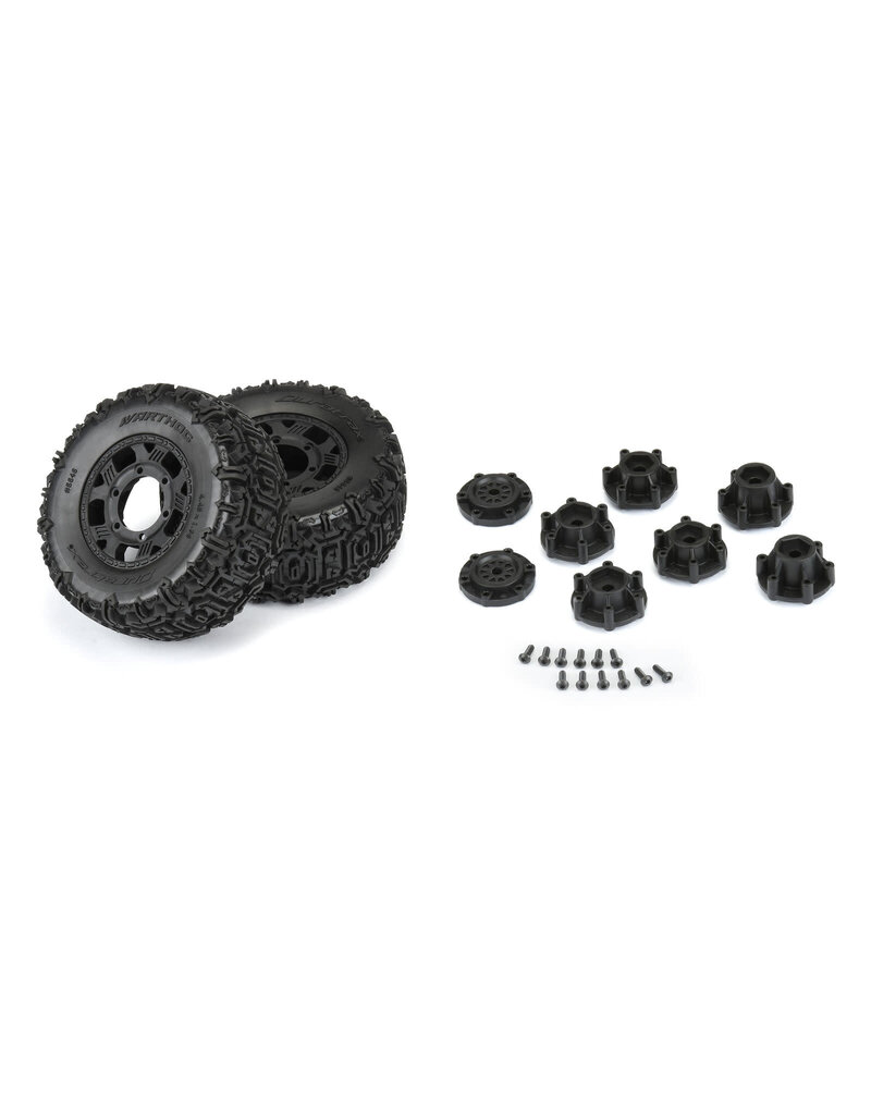 DURATRAX DTX564610 WARTHOG SC 2.2/3.0 OFFROAD TIRES ON RIPPER WHEELS 6X30 REMOVABLE 12MM HEX