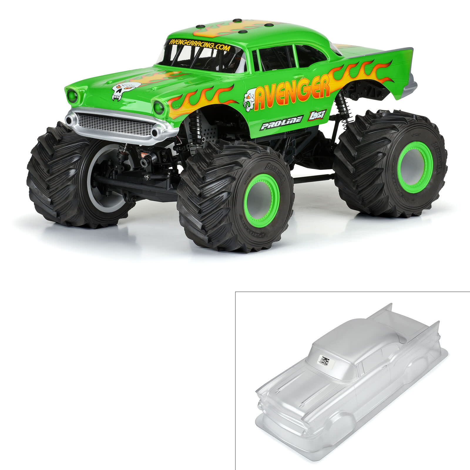 PRO363000 1957 BELAIR AVENGER EDITION FOR LMT, CRAWLER OR 1/8 MT